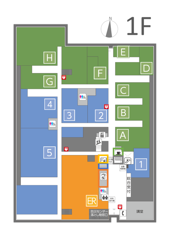 1F　見取り図